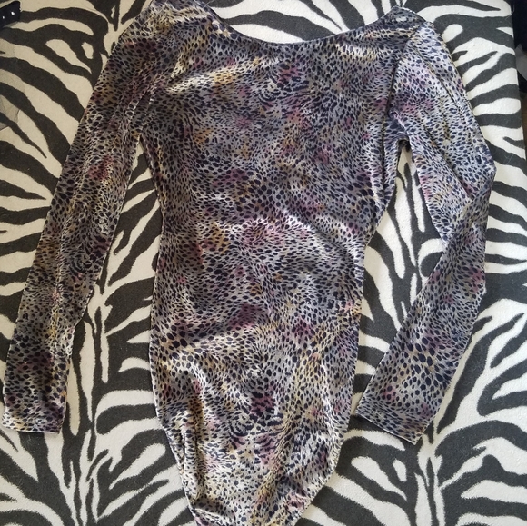 Velvet Cheetah Bodysuit - Picture 6 of 8